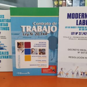PACK CONTRATO DE TRABAJO + MODERNIZACION LABORAL Y LEY DE BASES